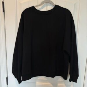 Zenana Outfitters Elegant Black Crew Neck Sweater